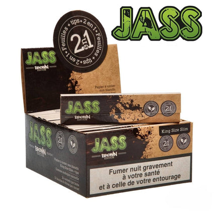 Feuille A Rouler Jass slim + Filter Tips 2en1 - JASS